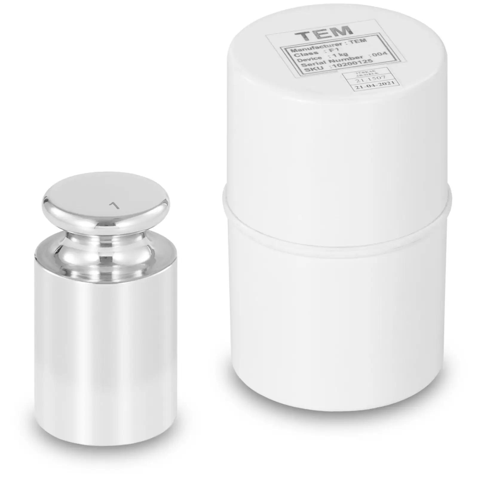 Calibration Weight - 1 Kg - Stainless Steel - OIML F1