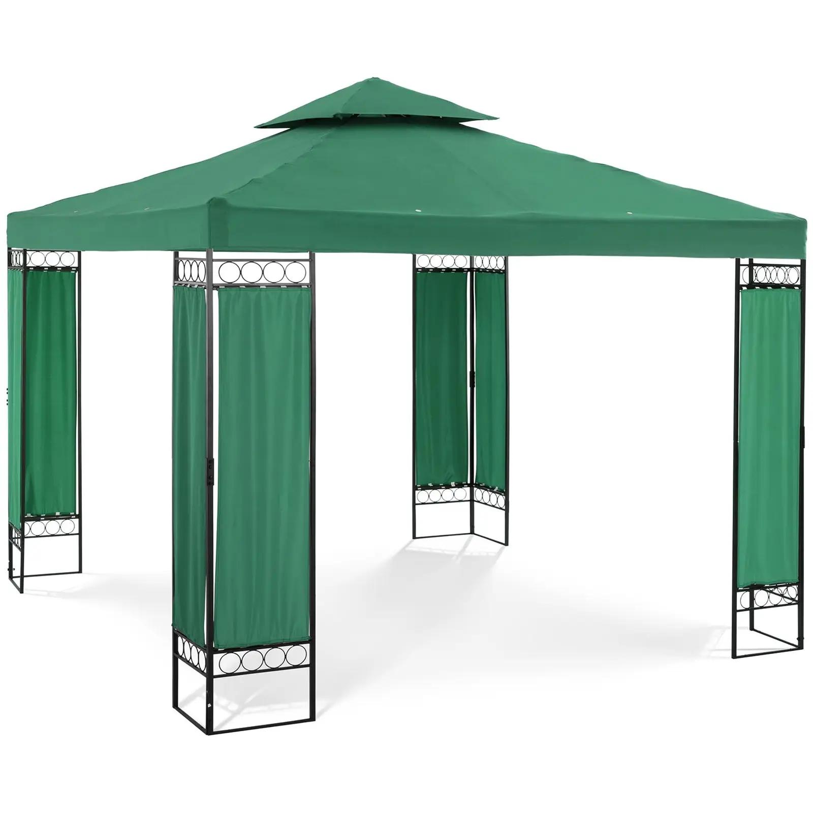 Garden Pavilion - 3 X 3 M - 160 g/m² - Dark Green