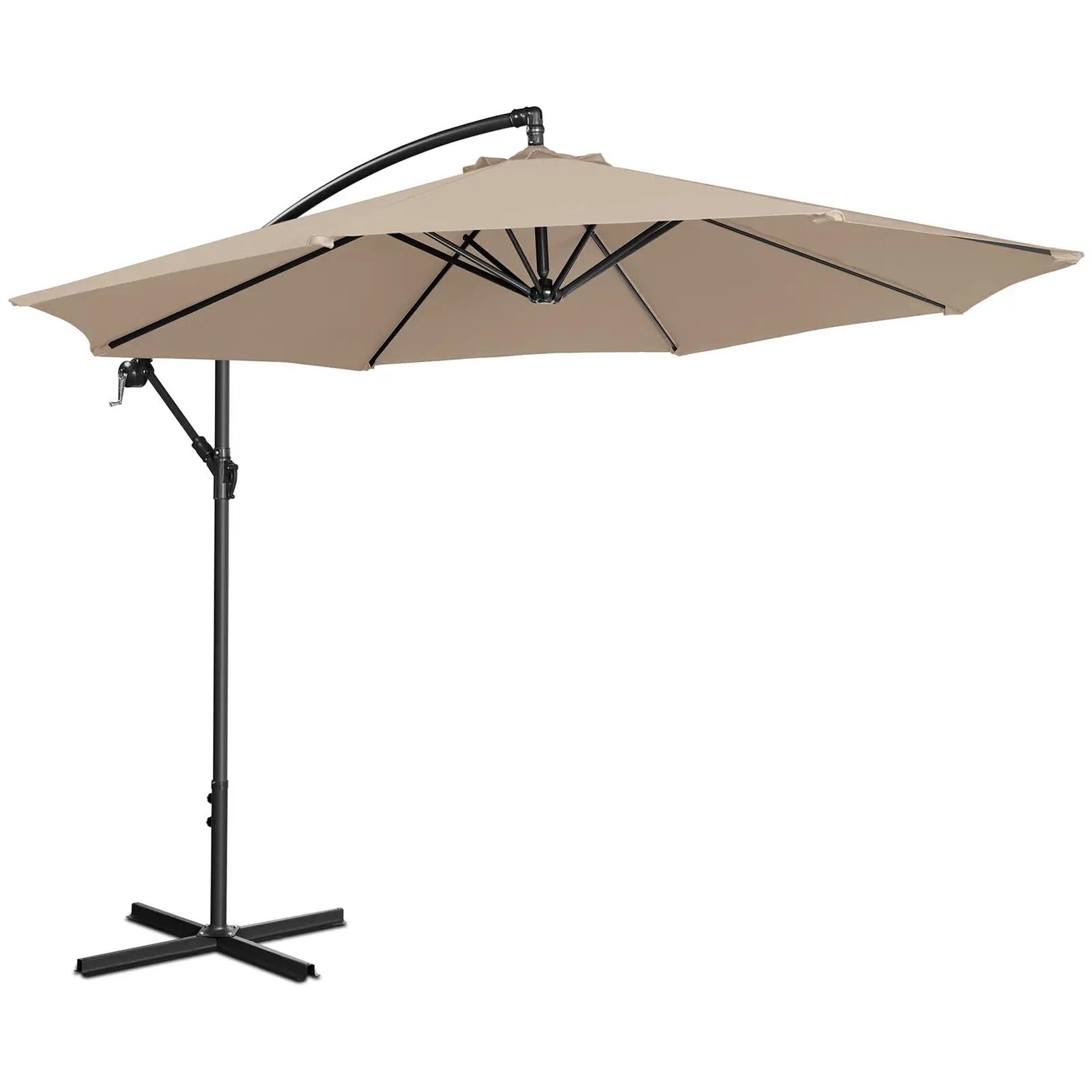 Garden Umbrella - Cream - Round - Ø 300 Cm - Tiltable