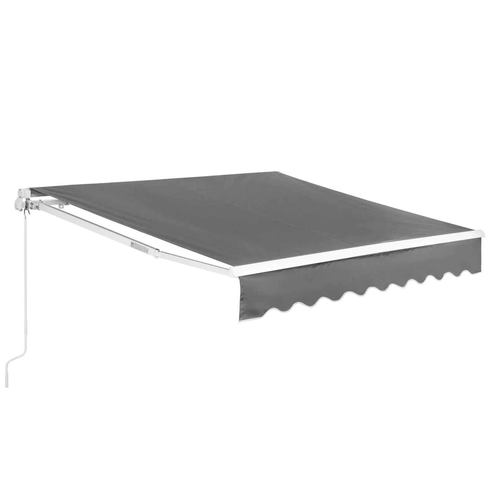 Clamp Awning - For Balcony / Terrace - Manual - 200 X 250 Cm - UV-resistant - Anthracite Grey