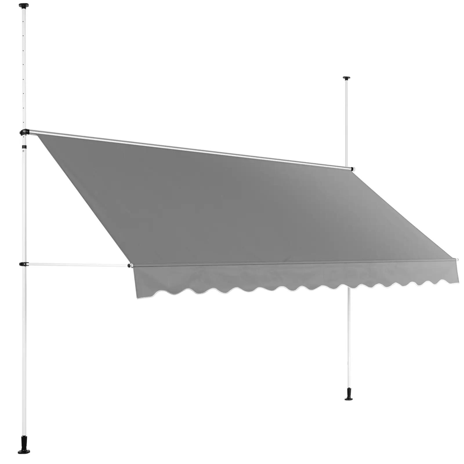 Manual Awning - 2 - 3.1 M - 350 X 120 Cm - UV-resistant - Anthracite Grey / White