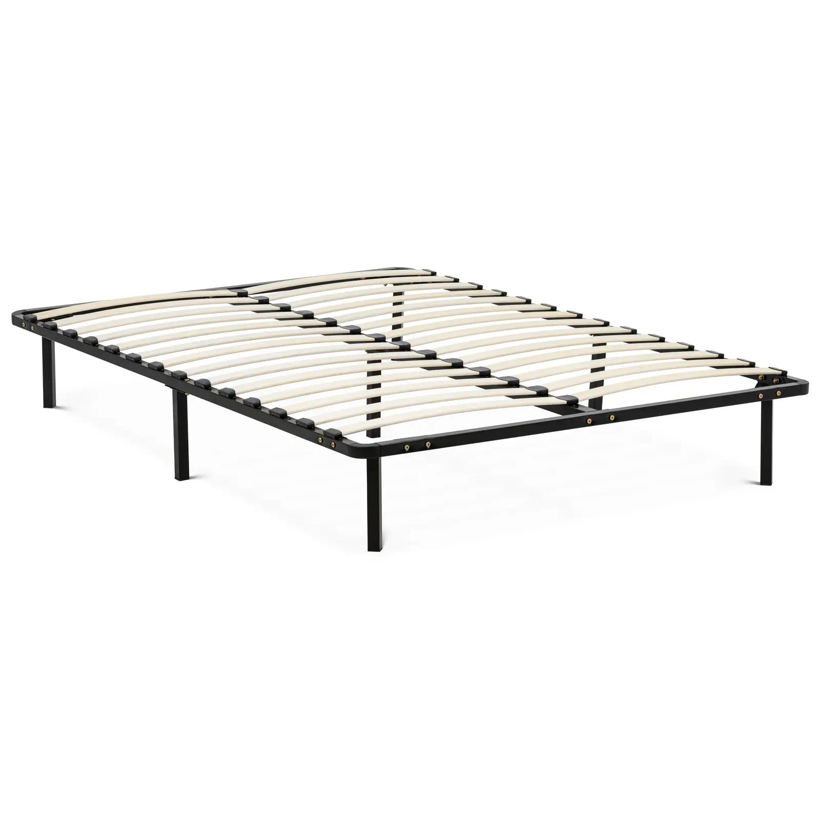 Double Bed Frame - 140 X 200 Cm - 400 Kg - Steel - 7 Feet