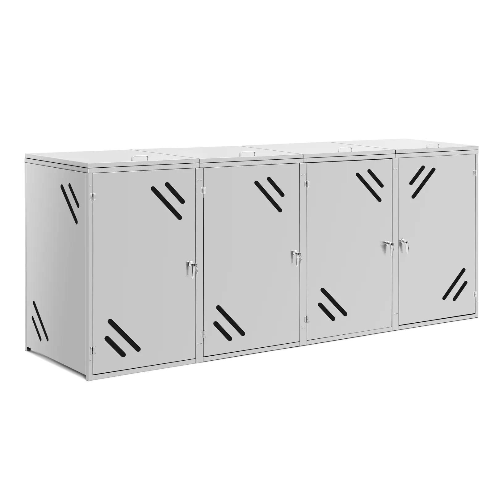 Wheelie Bin Storage - 4 x 240 l - air vents