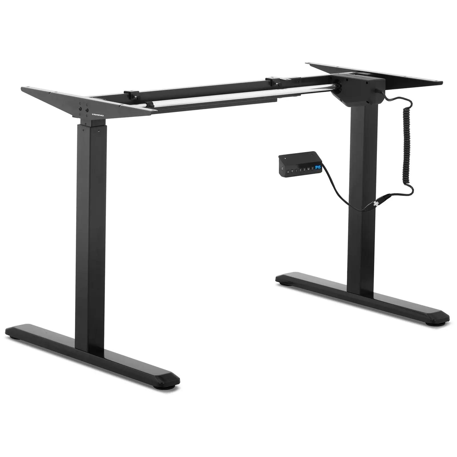 Standing Desk Frame - height-adjustable - For Sitting & Standing - 120 W - 80 Kg - Black