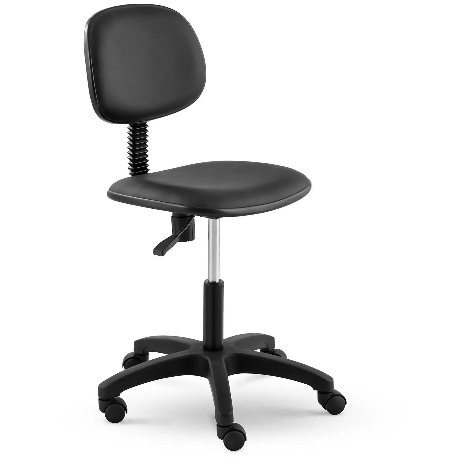 Sewing Chair - 120 Kg - Black - Height Adjustable From 450 - 590 Mm