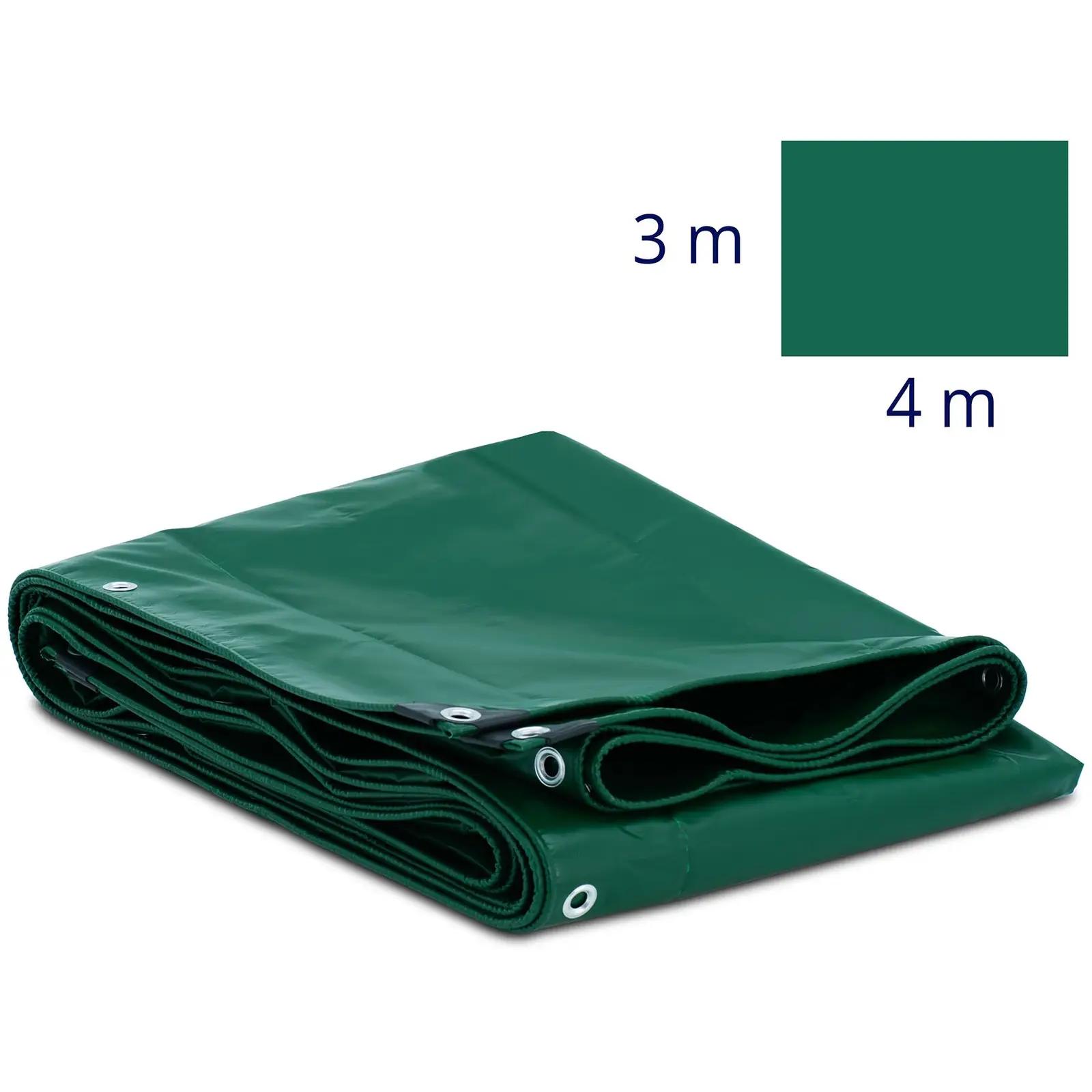 Tarpaulin - with eyelets - 400 x 300 cm - PVC - 650 g/m²