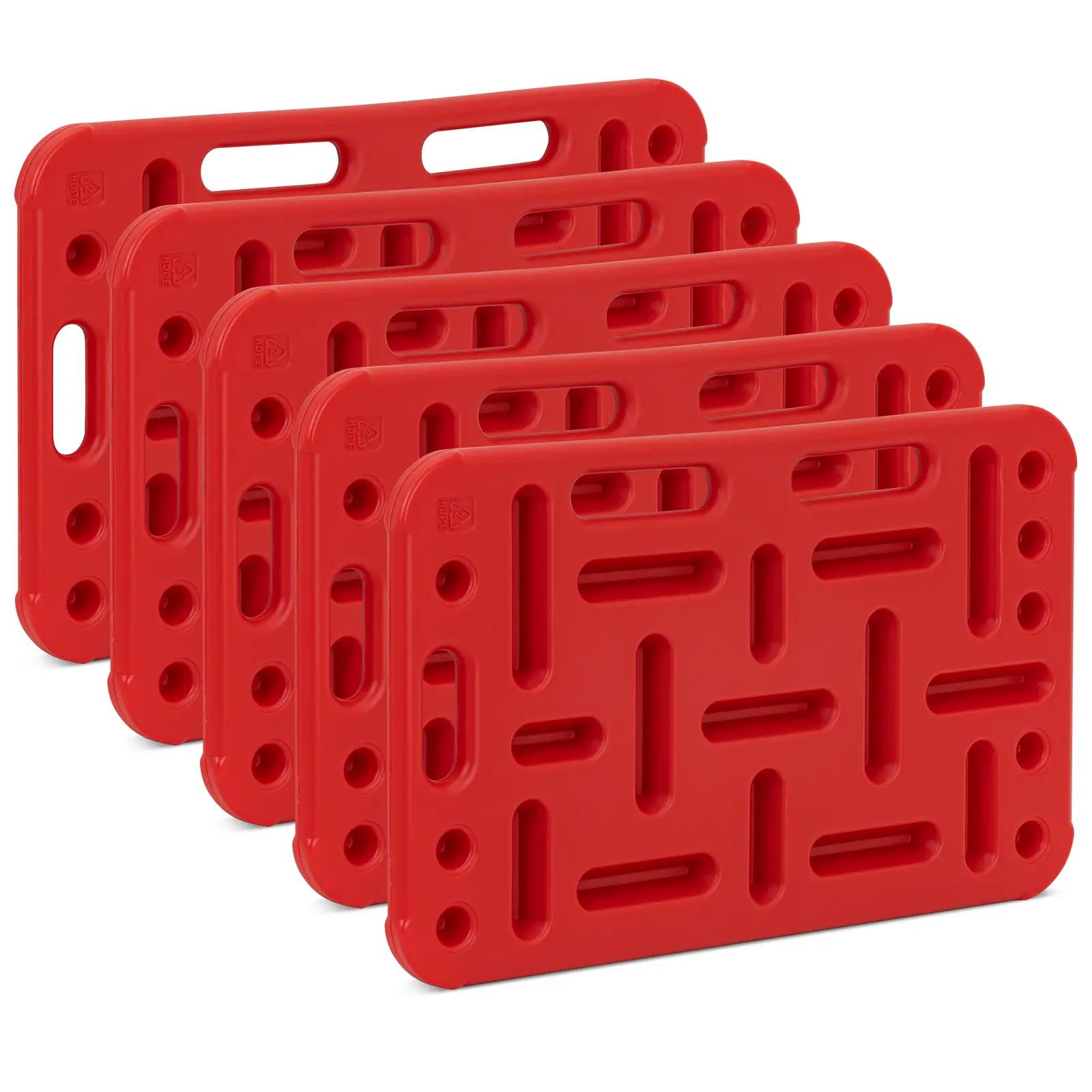 Driving Boards For Pigs - Set Of 5 - 77 X 47 Cm - Red