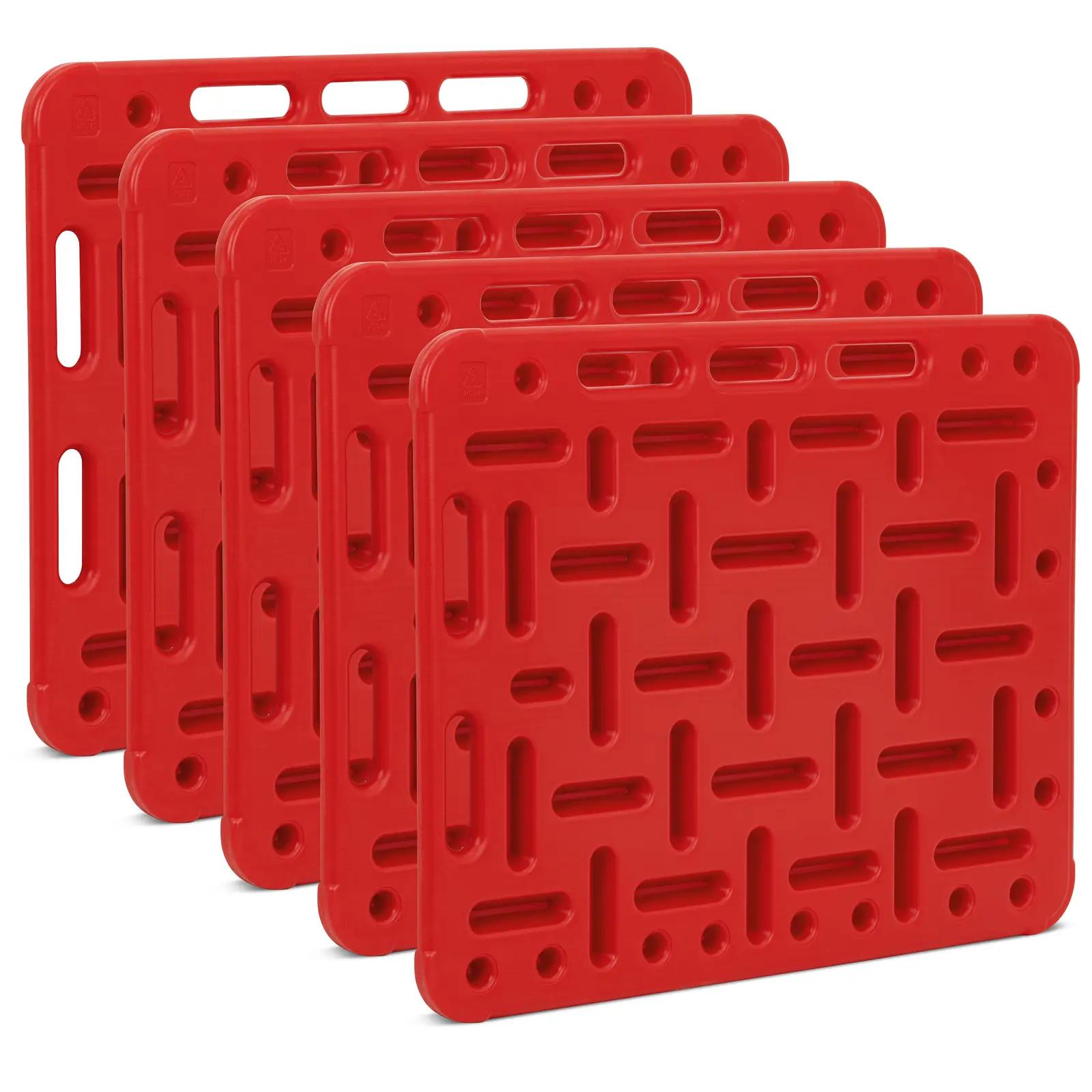 Driving Boards For Pigs - Set Of 5 - 97 X 77 Cm - Red