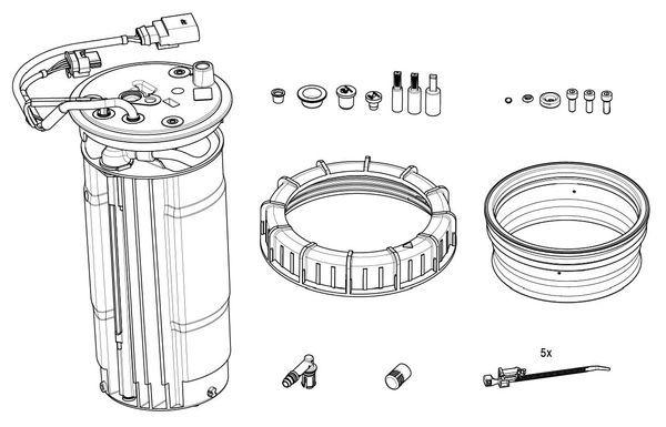 BOSCH F 01C 600 256 Heating, Tank Unit (urea injection)