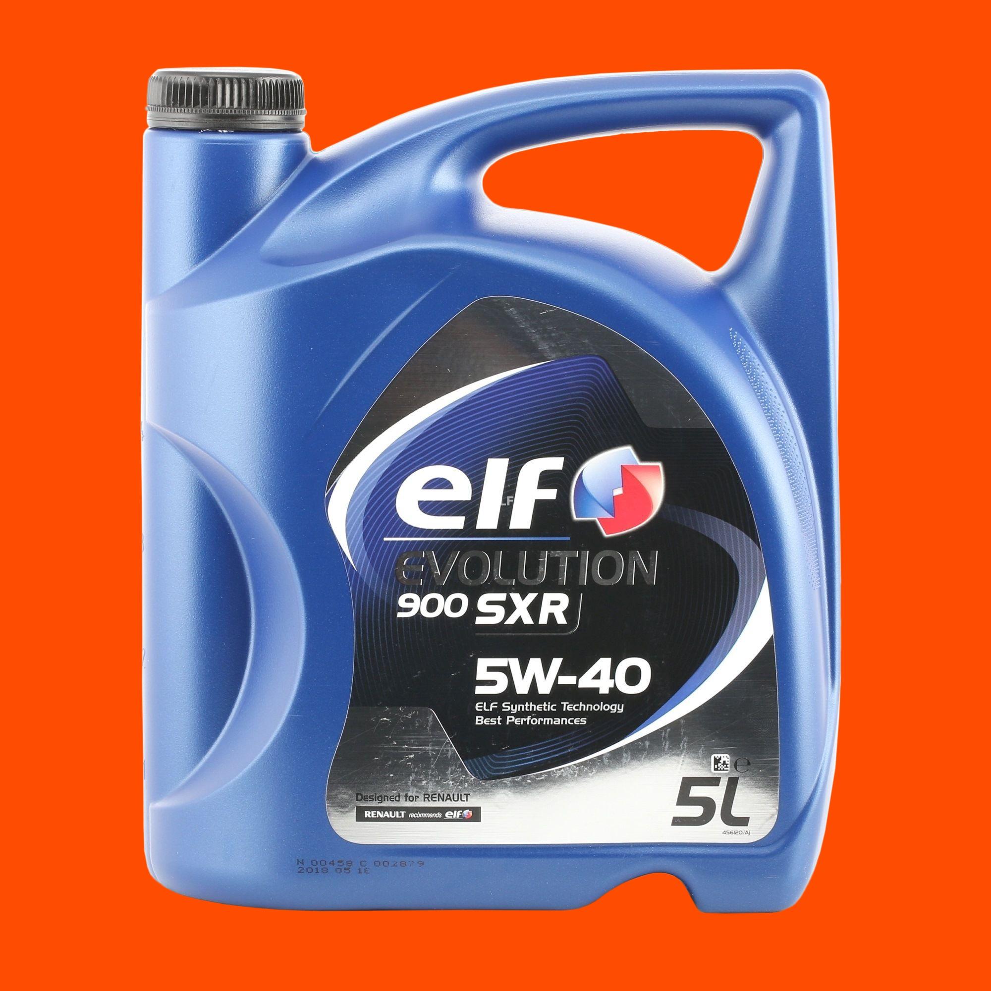 Elf Evolution 900 SXR 5W-40 5l Engine Oil 2198388 RENAULT: LAGUNA 3, TRAFIC 2 Bus, MEGANE 2 Kombi, DACIA: LOGAN MCV 2, Logan I Express