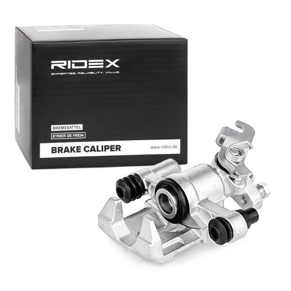 RIDEX 78B0647 Brake Caliper Cast Iron 124 Rear Axle Left Without Holder MAZDA: MX-5 2, MX-5 I