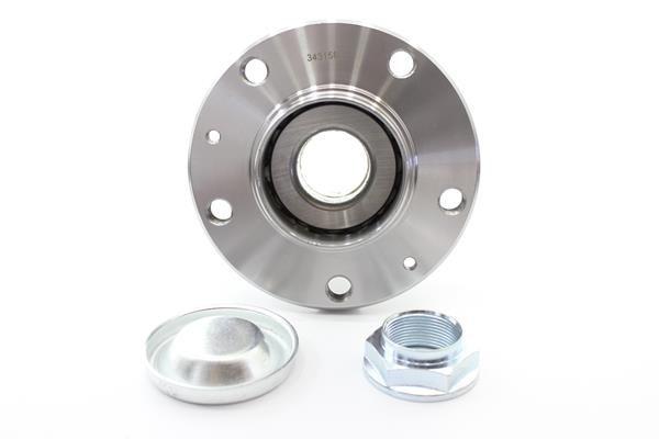 ALANKO 10343158 Wheel Hub 5 Without revcounter, Without ABS Sensor ring, Without Wheel studs, Without Integrated Wheel Bearing Rear Axle Both Sides