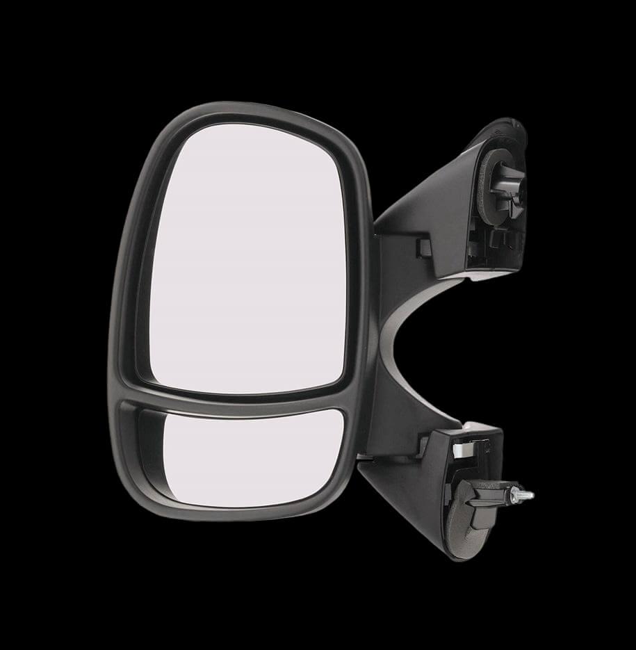 Wing Mirror Ridex 50O0317 Left Black For Manual Mirror adjustment, Convex, Short Mirror arm, With Wide Angle Mirror NISSAN: Primastar Van