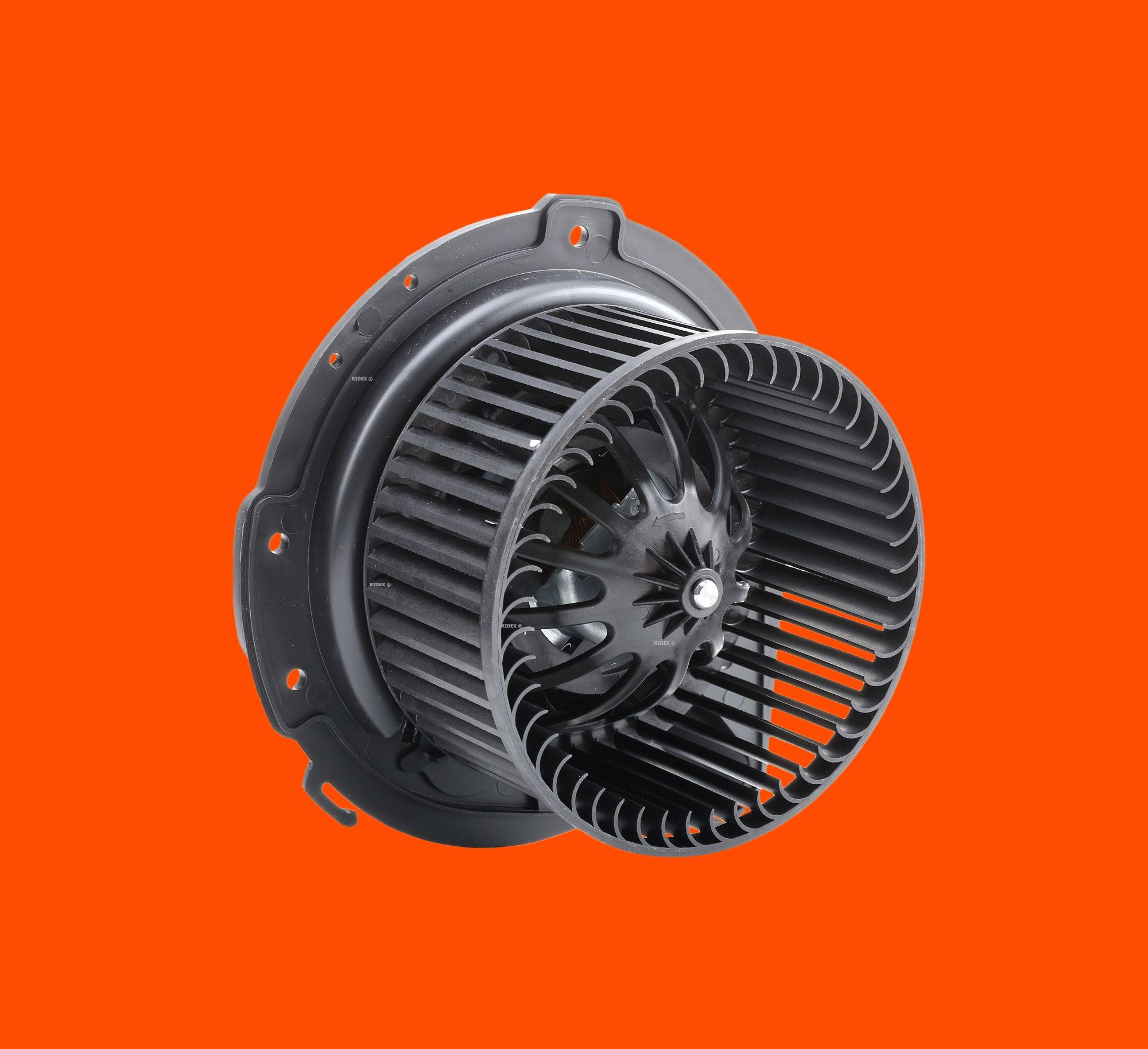 RIDEX 2669I0043 Blower Motor for vehicles with air conditioning for left-hand drive vehicles without integrated regulator AUDI: A4 B5 Saloon