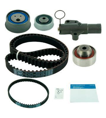 SKF VKMA 95975 Timing Belt Kit 122 With Tensioner Pulley Damper With Rounded Tooth Profile MITSUBISHI: Grandis, Lancer 7 Limousine