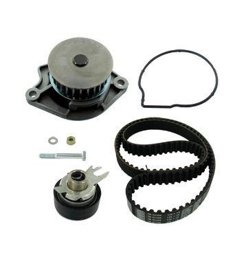 SKF VKMC 01106-1 Water Pump + Timing Belt Kit with gaskets/seals 135 with rounded tooth profile Sheet Steel VOLKSWAGEN: Polo III Hatchback