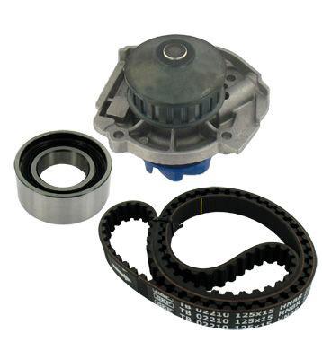 SKF VKMC 02210-2 Water Pump + Timing Belt Kit 125 with rounded tooth profile Plastic FIAT: Panda I Hatchback