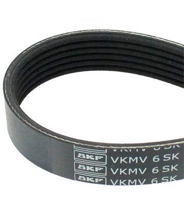 SKF VKMV 6SK1090 V-ribbed belt 1090 6 CITROËN: C3 II, C2 Hatchback, C3 I Hatchback, PEUGEOT: 207 Hatchback, 307 Hatchback, 207 SW