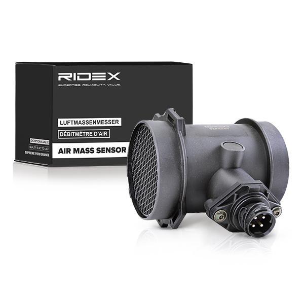 RIDEX 3926A0087 Mass air flow sensor with housing BMW: 3 Saloon, Z3 Roadster, 5 Saloon