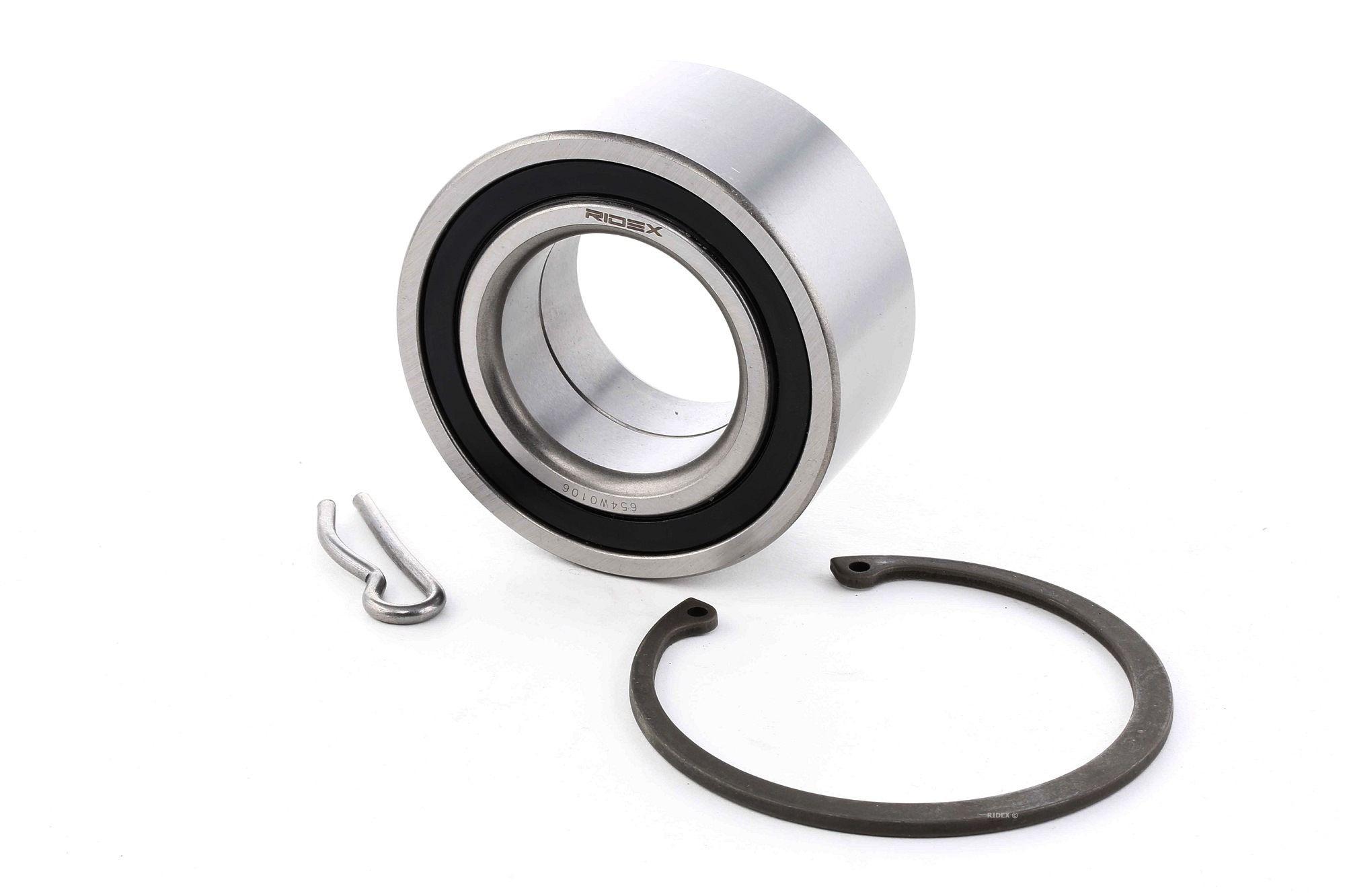 RIDEX 654W0106 Wheel bearing kit Front axle both sides 84,065 PEUGEOT: 607 Saloon