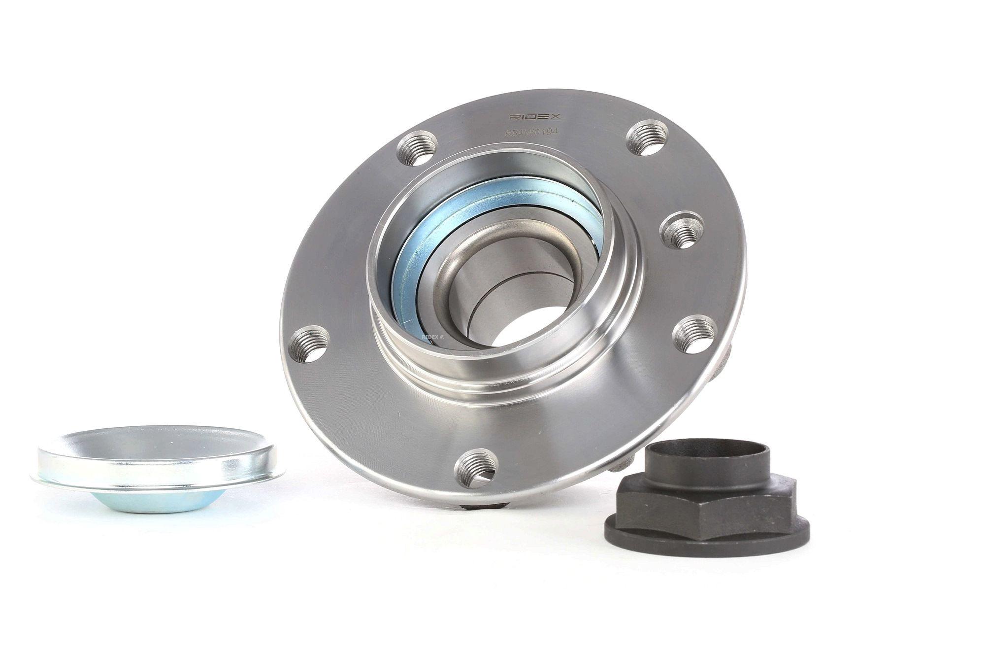 RIDEX 654W0194 Wheel bearing kit Front axle both sides 139 BMW: 7