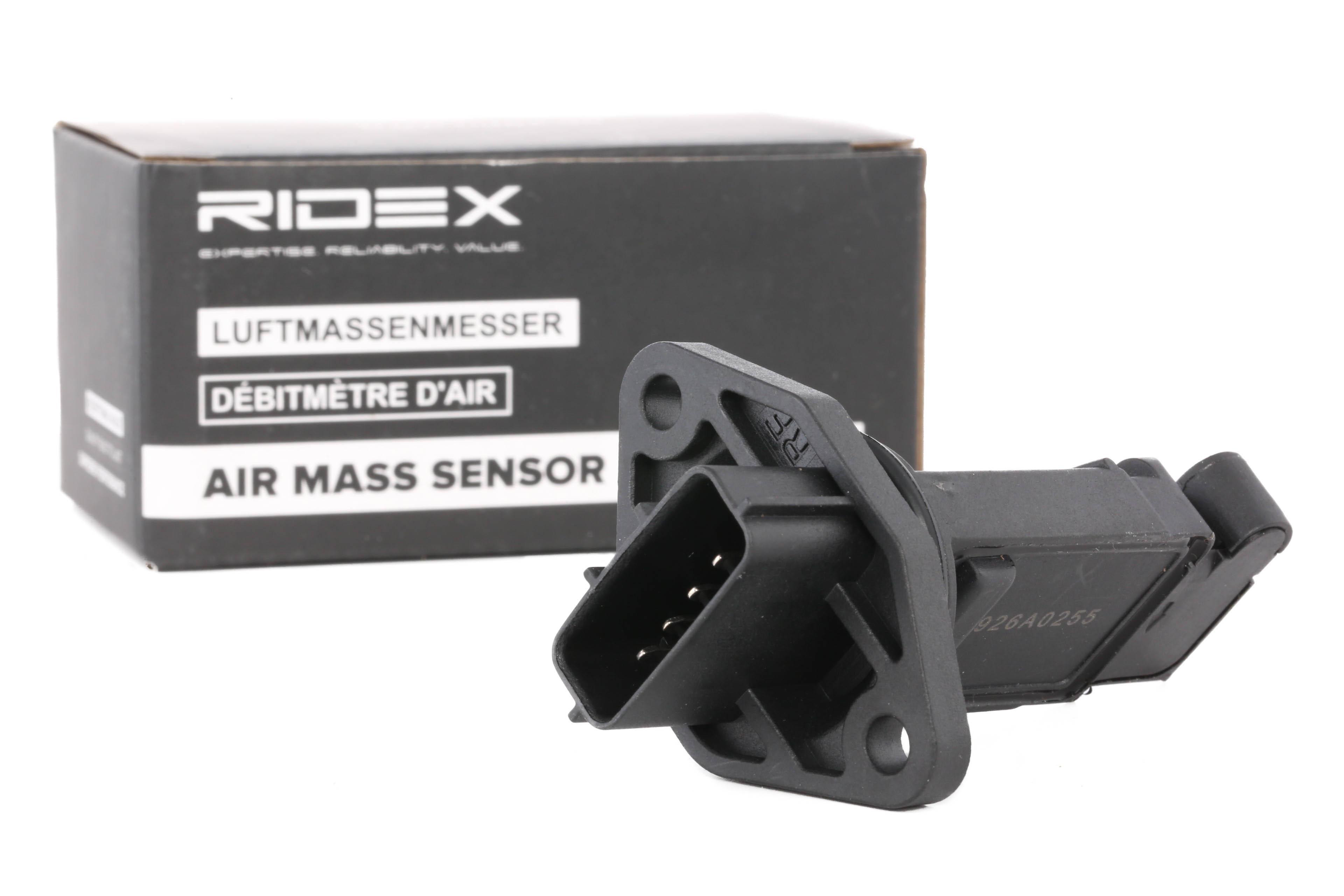 RIDEX 3926A0255 Mass Air Flow Sensor NISSAN: Patrol GR 5 SUV, X-Trail