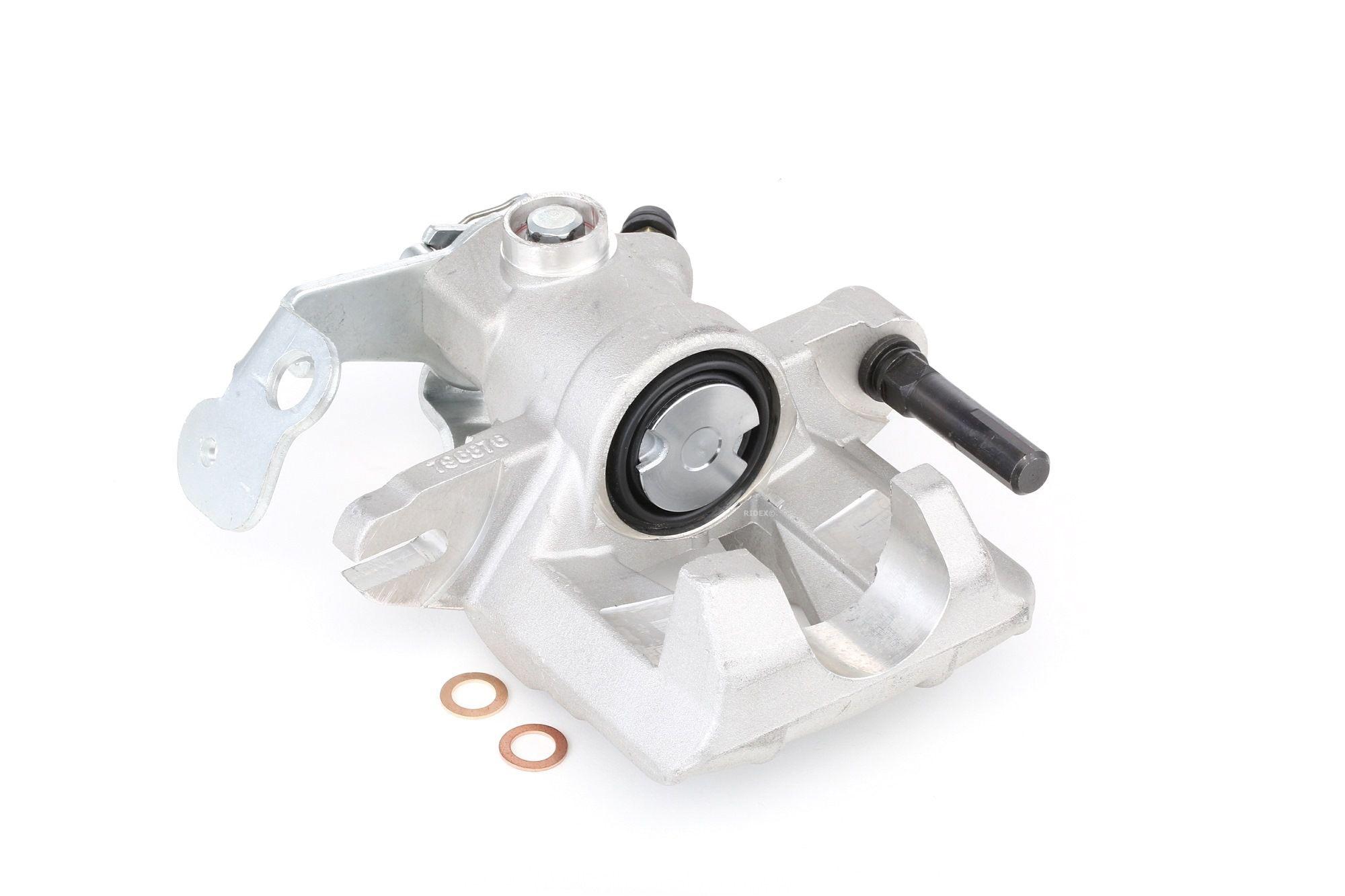 RIDEX 78B0445 Brake caliper Aluminium Rear Axle Left without holder VAUXHALL: Astra Mk4 Cabrio, Zafira Mk1, Astra Mk4 CC