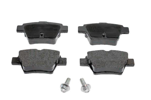 MASTER-SPORT 13046038132N-SET-MS Brake Pad Set Rear Axle excl. Wear Warning contact, Not Prepared For Wear Indicator With anti-squeak Plate