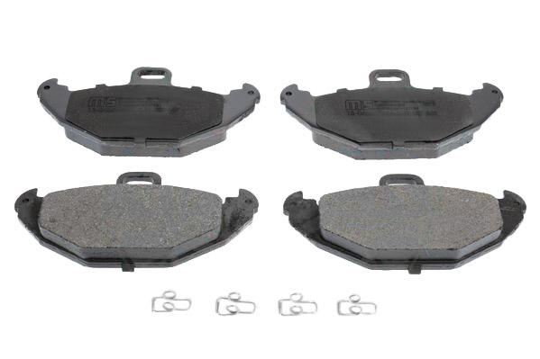 MASTER-SPORT 13046049862N-SET-MS Brake Pad Set Rear Axle excl. Wear Warning contact, Not Prepared For Wear Indicator With anti-squeak Plate