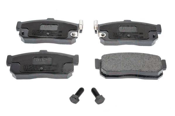 MASTER-SPORT 13046056262N-SET-MS Brake Pad Set Rear Axle excl. Wear Warning contact, Not Prepared For Wear Indicator With anti-squeak Plate