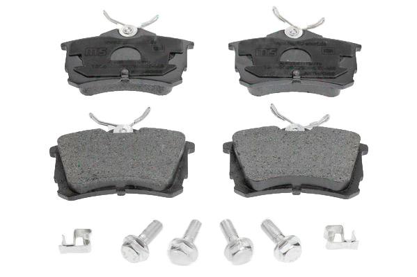 MASTER-SPORT 13046058272N-SET-MS Brake Pad Set Rear Axle With Acoustic Wear Warning With anti-squeak Plate HONDA: Accord 6 Limousine