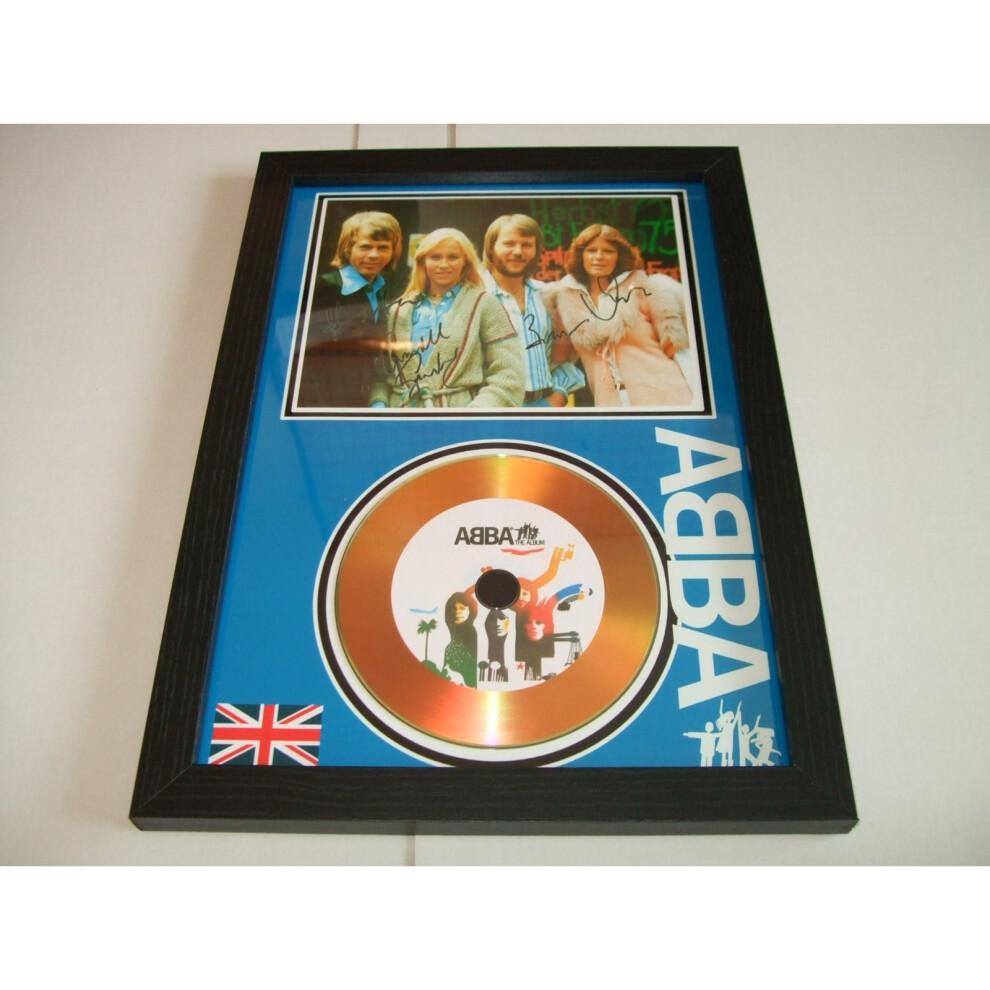 abba  signed disc