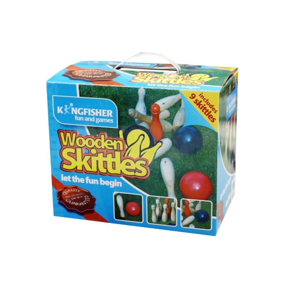 Wooden Skittles Set