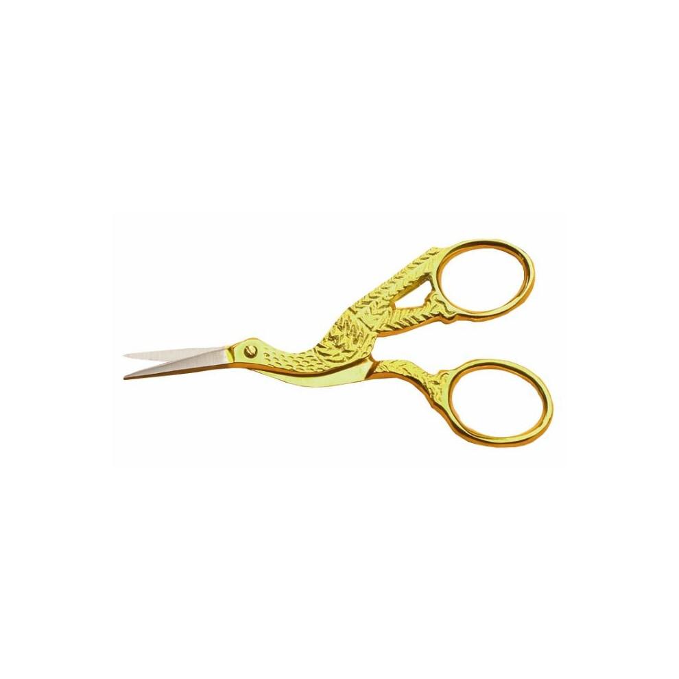 Stork Scissors Gold