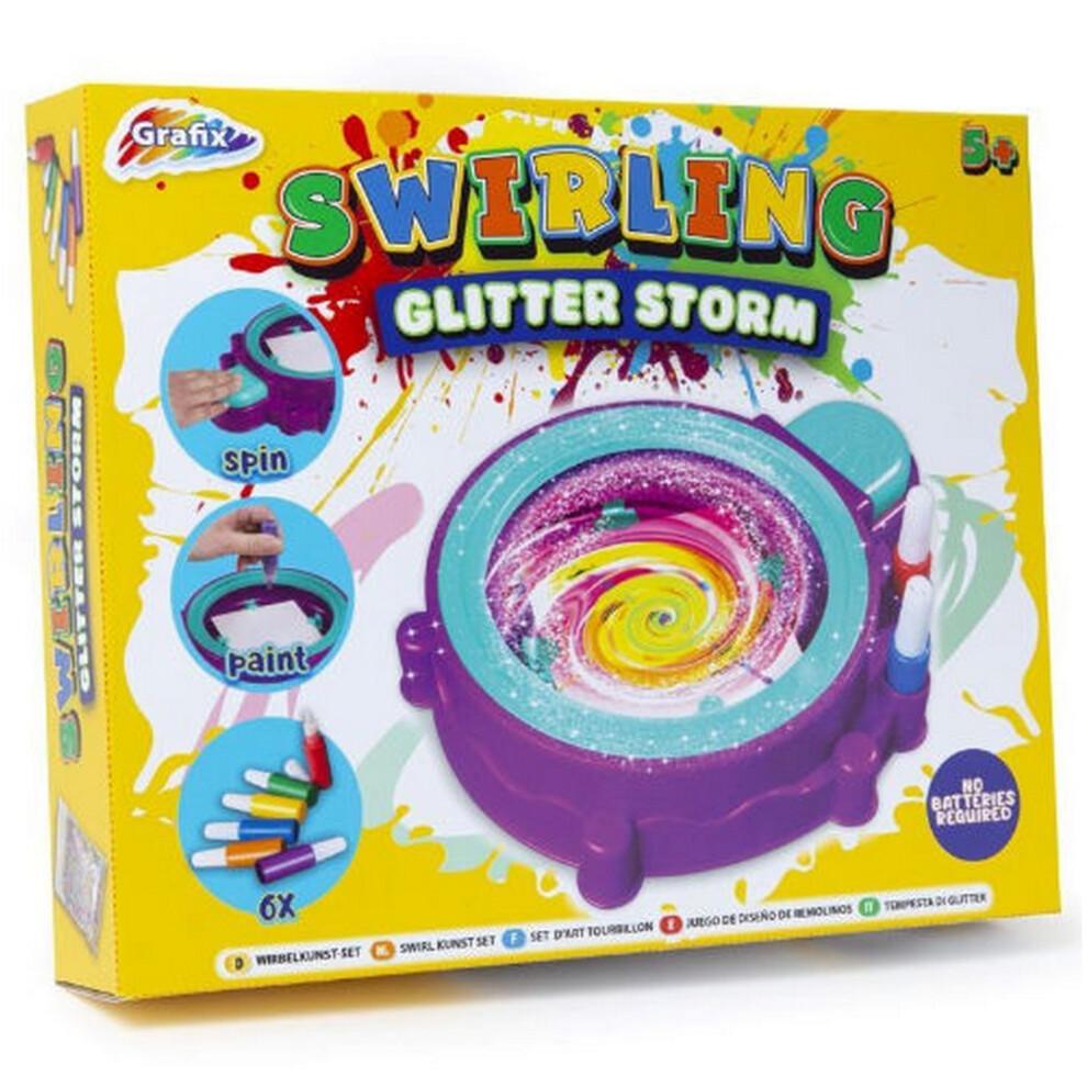 Swirling Glitter Storm