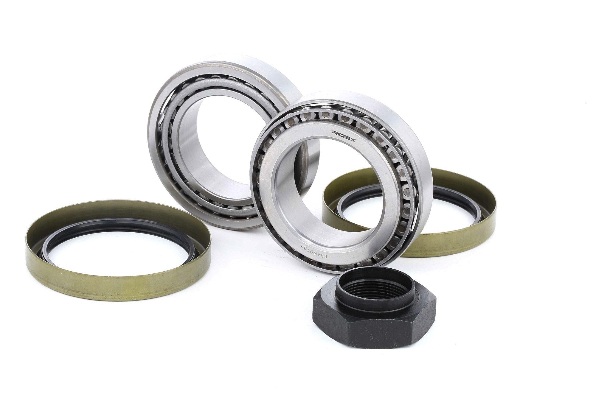 RIDEX Wheel bearing kit 654W0188 Front axle both sides 90 FIAT: Ducato II Platform/Chassis, Ducato II Van, PEUGEOT: Boxer Van