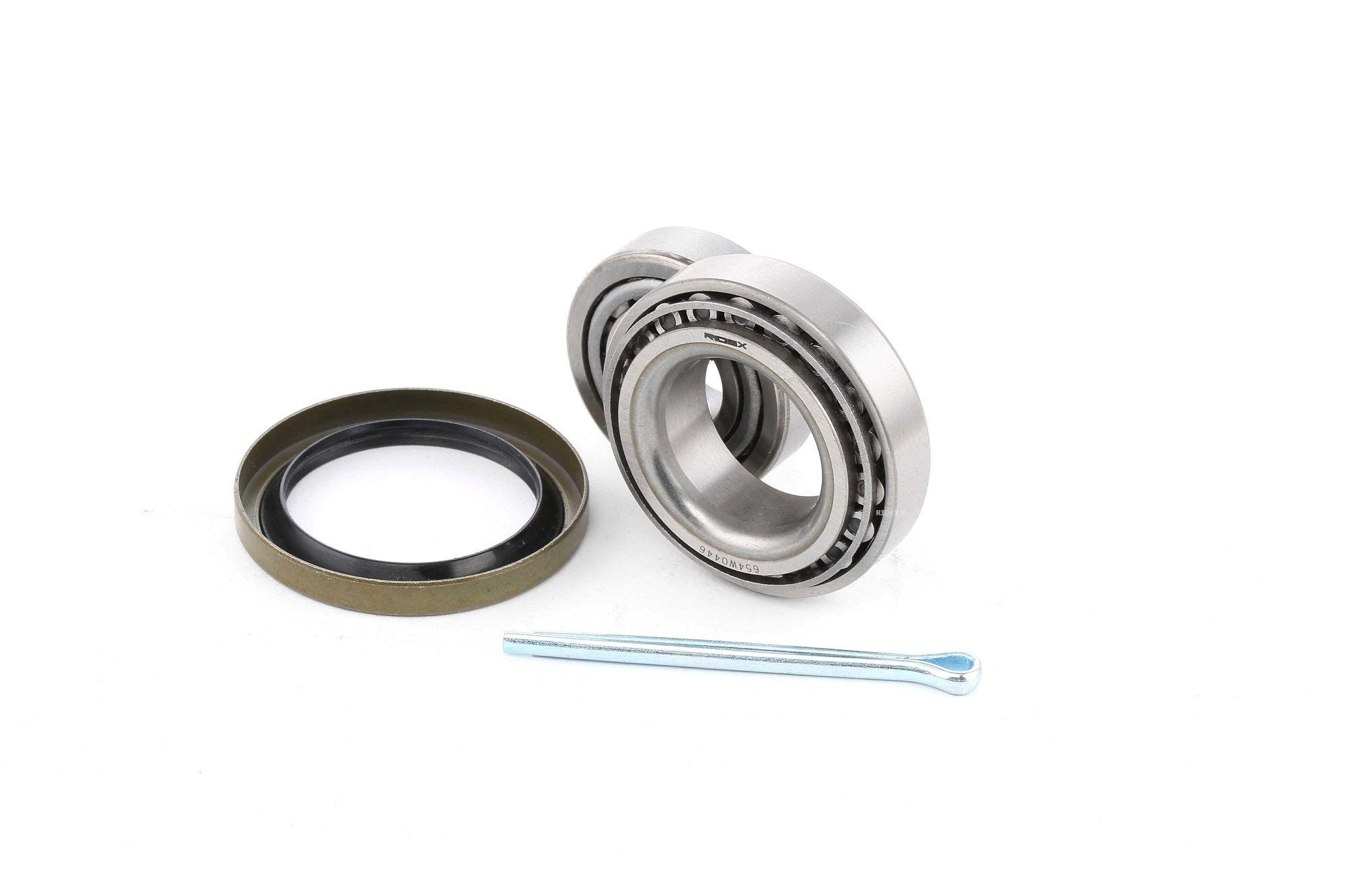 RIDEX Wheel bearing kit 654W0446 Front axle both sides, Rear Axle both sides 50