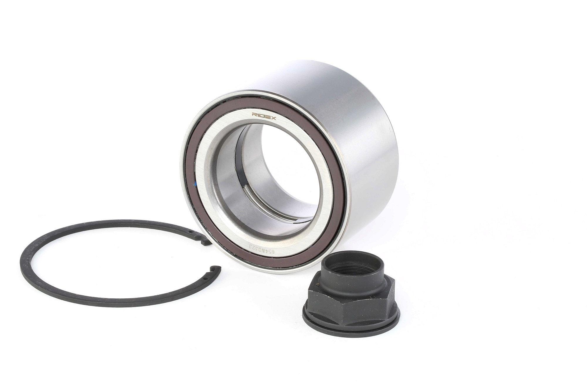 RIDEX Wheel Bearing Kit 654W0323 Front Axle Both Sides With Integrated ABS Sensor 90 RENAULT: MASTER 3 Kasten, MASTER 3, VAUXHALL: Movano Mk2