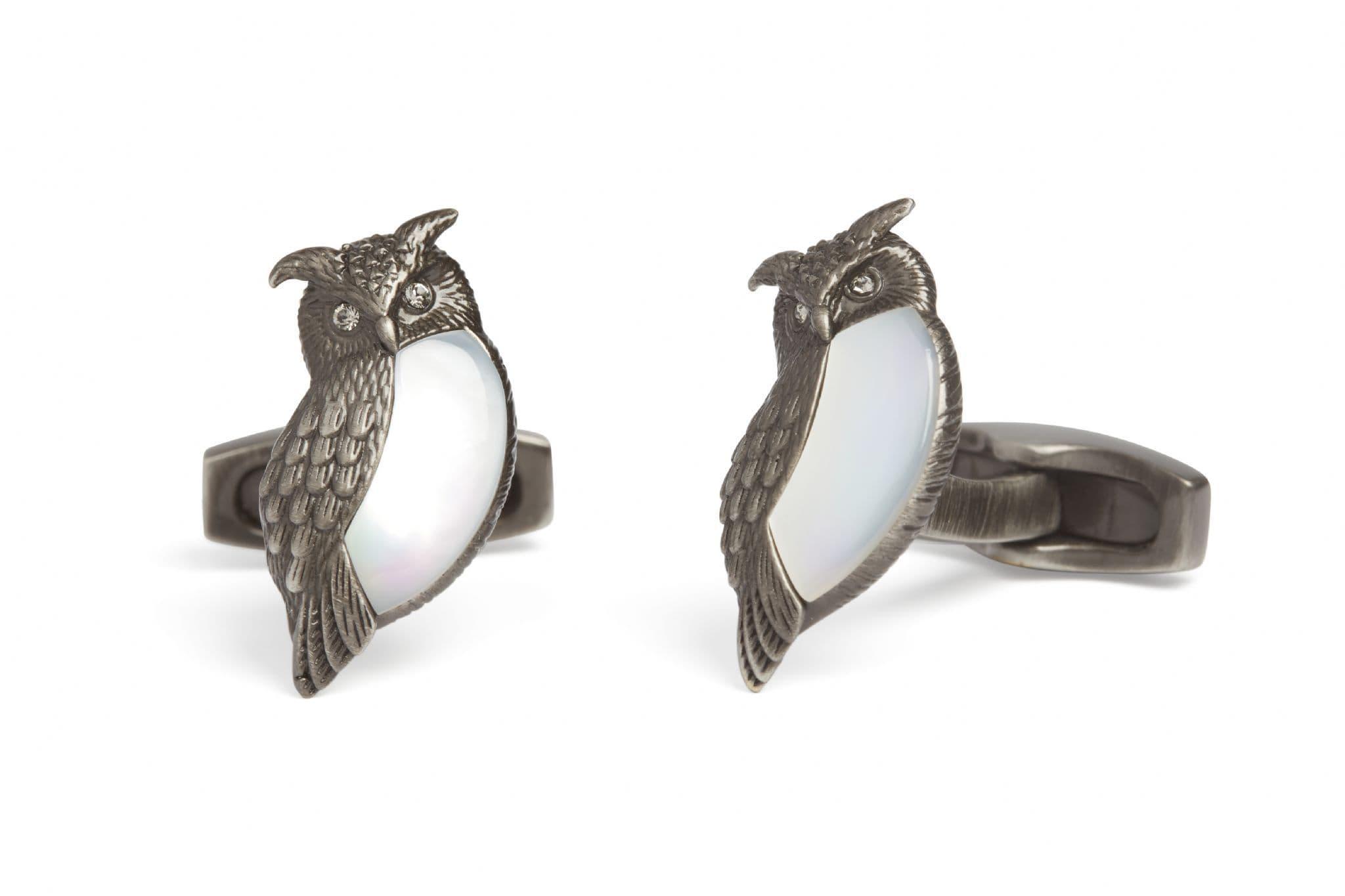 Darwin Owl Cufflink