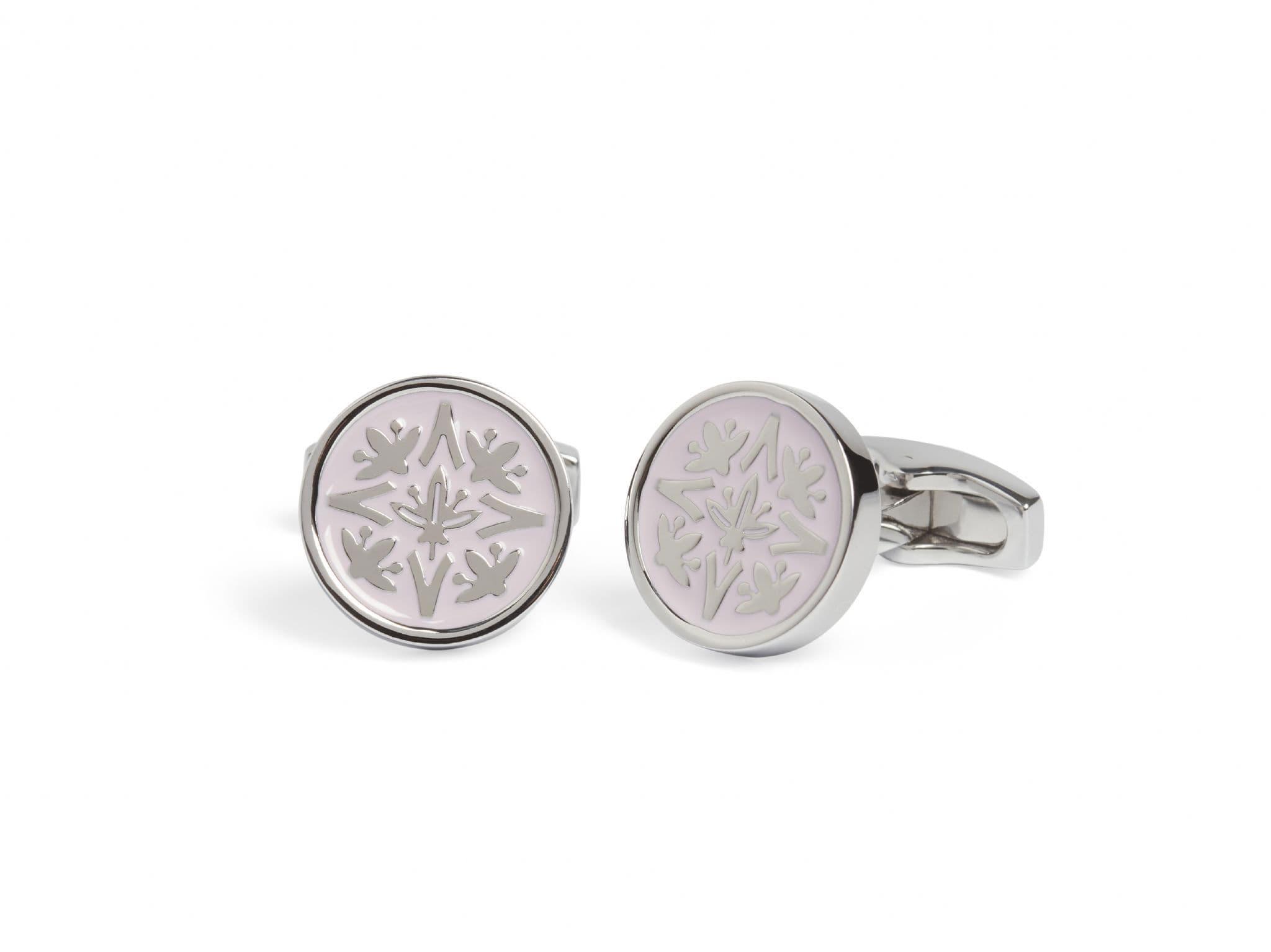 Pink Bouquet Cufflink