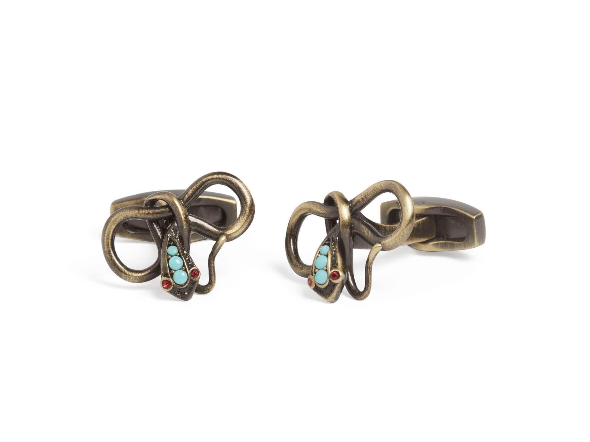 Victoriana Snake Cufflink