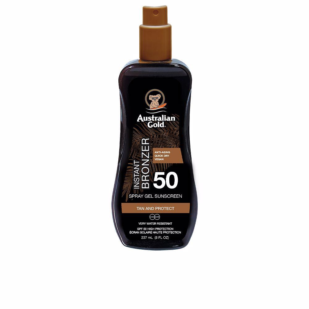 Sunscreen SPF50 spray gel with instant bronzer 237 ml