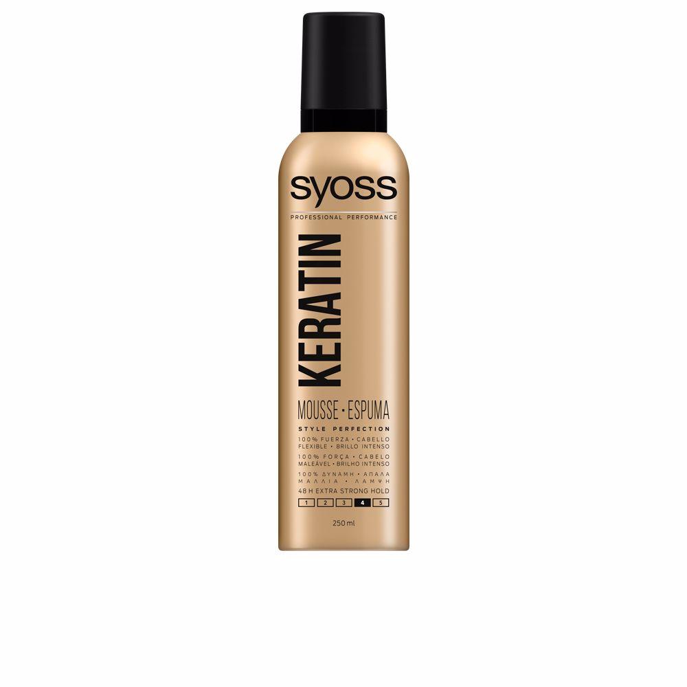 Keratin mousse flexible y brillo 250 ml