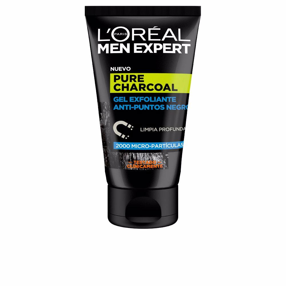 Men Expert pure charcoal gel exfoliante p.negros 100 ml