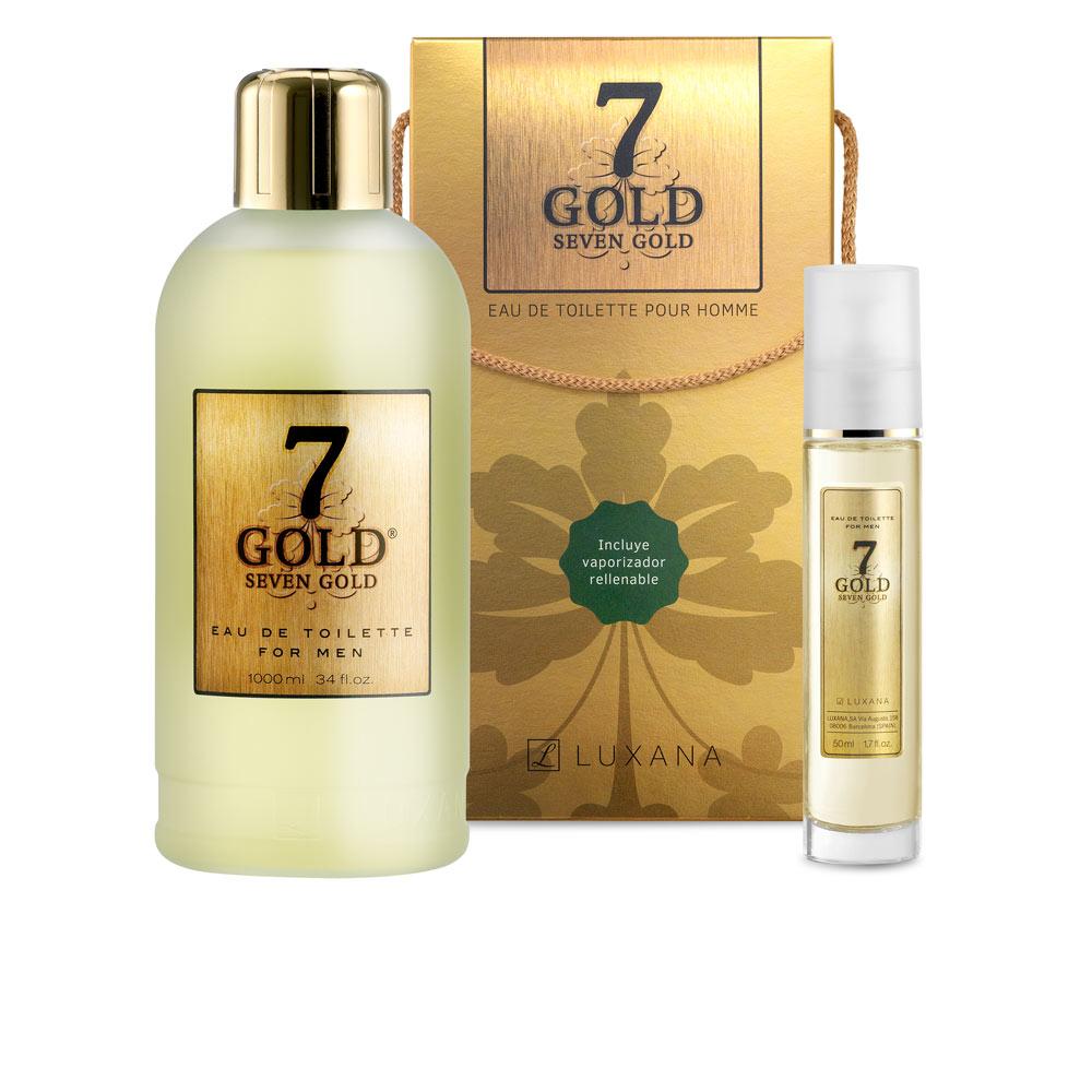 Men's Perfume Set SEVEN GOLD Luxana (2 pcs) (2 pcs)