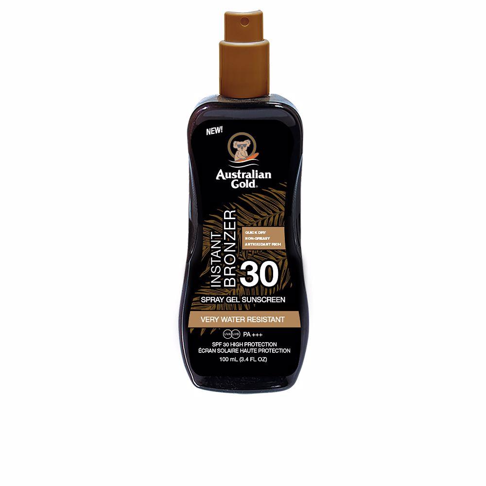 Sunscreen SPF30 spray gel with instant bronzer 100 ml