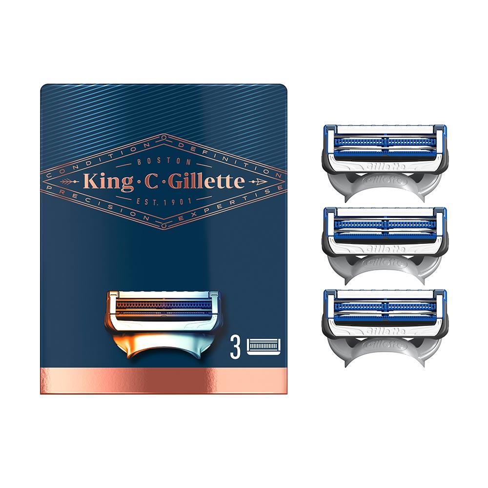 Shaving Blade Refill King C Gillette Gillette King (3 uds)