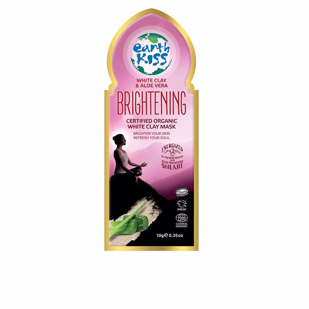 Brightening certified organic white clay mask 10 ml