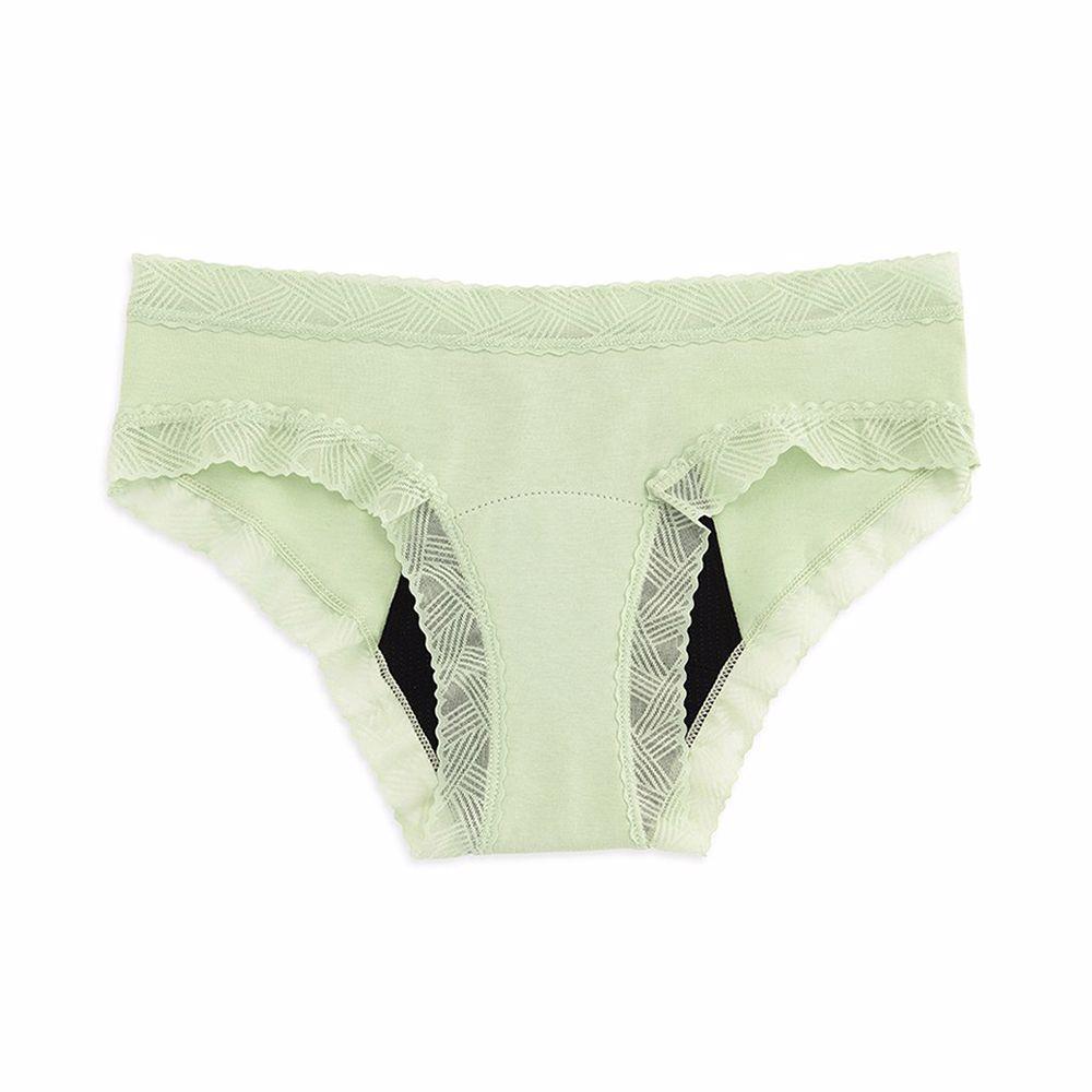 Kiwitas Double Blonda menstrual panties green #S