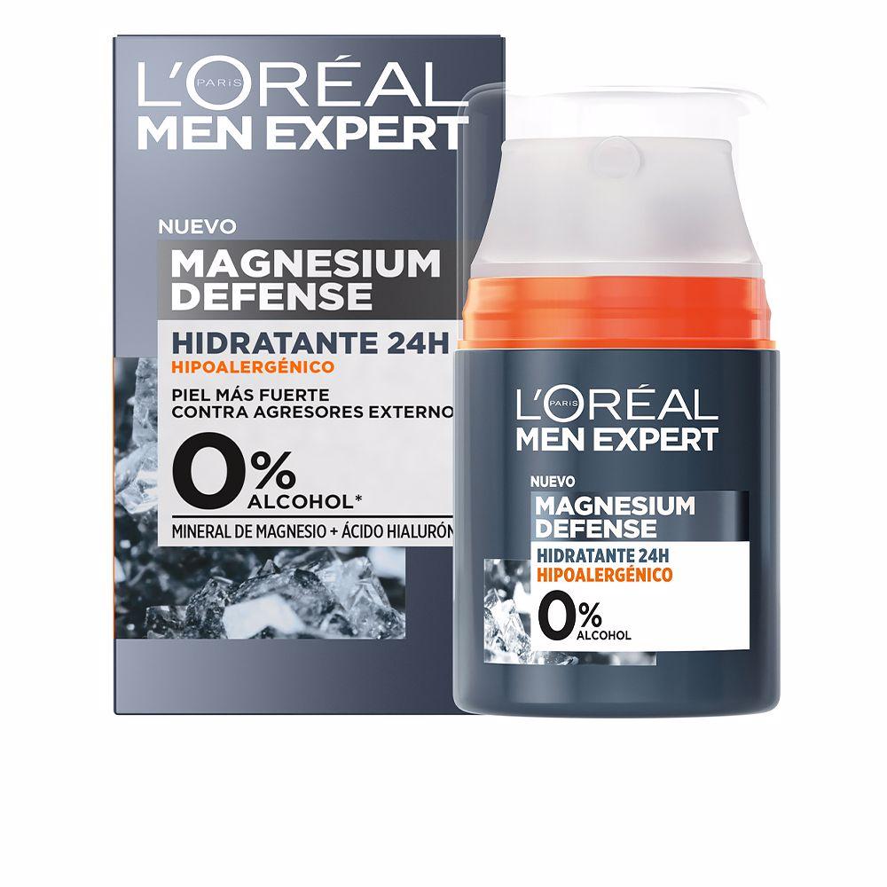 Hydrating Facial Cream L'Oreal Make Up Men Expert Magnesium Defense 24 hours 50 ml